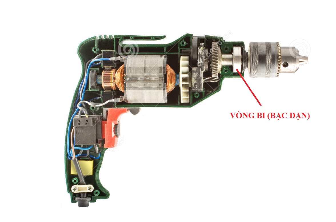 Vòng bi bạc đạn trong máy khoan