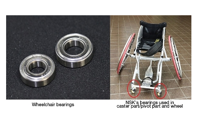 Sản xuất vòng bi bạc đạn NSK cho xe lăn